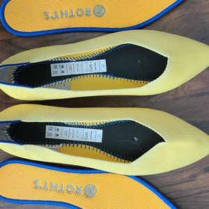 Rothy's Yellow The Point II Size 7.5